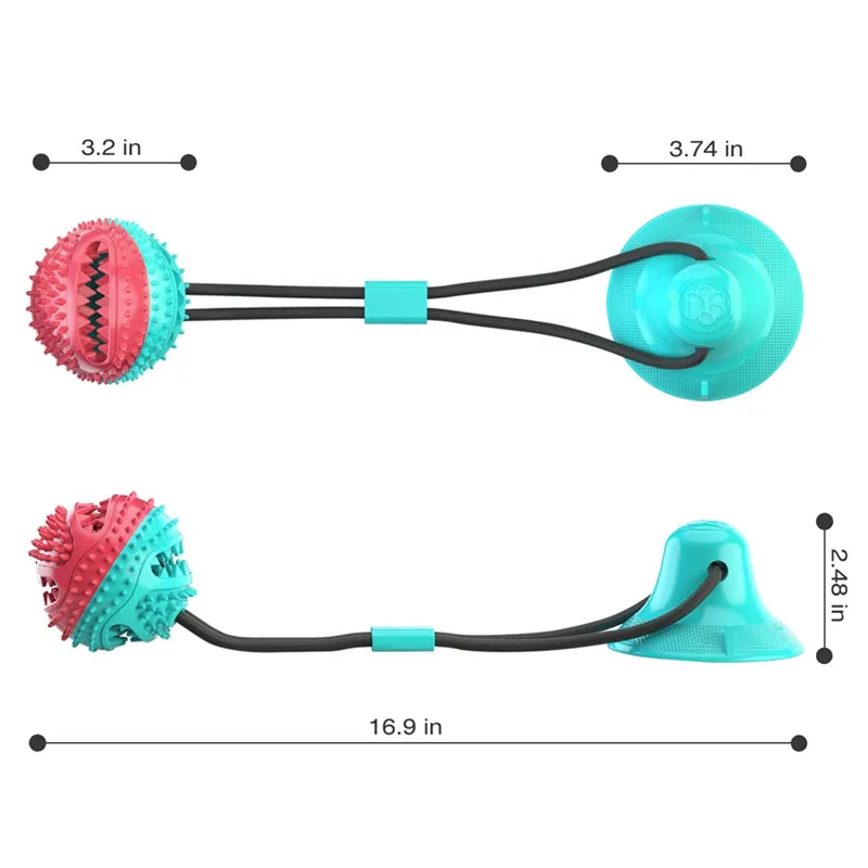 Interactive Suction Dog Toy